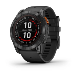 Garmin fēnix® 7X Pro – Solar Edition Slate Gray with Black Band